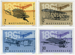 64329 MNH HUNGRIA 1991 PIONEROS DE LA AVIACION - Oblitérés