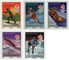 70965 MNH HUNGRIA 1991 16 JUEGOS OLIMPICOS INVIERNO ALBERTVILLE 1992 - Usado