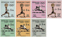 39744 MNH HAITI 1965 18 JUEGOS OLIMPICOS VERANO TOKIO 1964 - Weightlifting