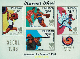 52179 MNH FILIPINAS 1988 24 JUEGOS OLIMPICOS VERANO SEUL 1988 - Judo