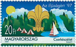 38199 MNH HUNGRIA 1997 ESCULTISMO - Gebruikt