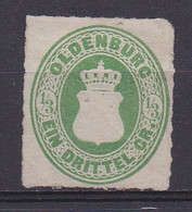 GERMANY-OLDENBURG, 1862, Used Stamp(s) , 1/3 Groschen,   Michel Nr(s). 15A Scannr. 7875 - Oldenbourg