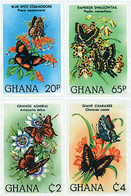 91127 MNH GHANA 1982 MARIPOSAS DE GHANA - Spinnen