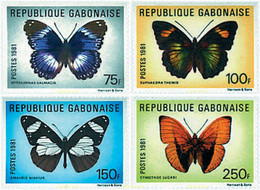 75896 MNH GABON 1981 MARIPOSAS - Spinnen