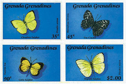 320132 MNH GRANADA GRANADINAS 1989 MARIPOSAS - Spiders