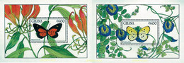 91145 MNH GHANA 1990 MARIPOSAS - Spinnen