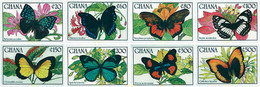 91144 MNH GHANA 1990 MARIPOSAS - Arañas