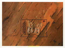 253450 MNH GRANADA GRANADINAS 1991 MARIPOSAS - Spinnen