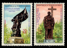 Portugal (Macau) 1968 – Pedro Álvares Cabral -  Macao - Afinsa 418/419 Set Completo - Usados