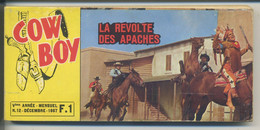 Mini-Poche - Cow Boy N°12 - La Révolte Des Apaches Avec Barbara Stanwyc, Joel Mc Crea, Earl Holliman, E. Andrews - Small Size