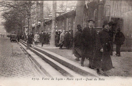 Lyon Foire Mars 1916 Quai De Retz - Kirmes