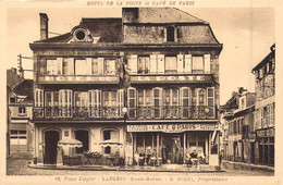 FRANCE - 52 - Langres - Hôtel De La Poste Et Café De Paris - Place Ziégler - Daniel Beldoy - Carte Postale Ancienne - Langres