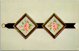 Iowa Des Moines National Handicraft Institute "Pebble Point Roses" - Des Moines