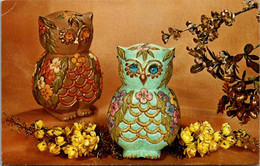 Iowa Des Moines National Handicraft Institute "Opulent Owl" - Des Moines