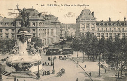 Paris * 3ème * La Place De La République * Omnibus - Paris (03)