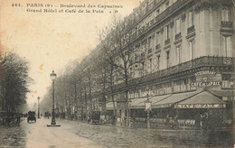 Paris * 9ème * Boulevard Des Capucines * Grand Hôtel Et Restaurant Café De La Paix - Distretto: 09