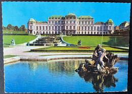 CARTE POSTALE AUTRICHE / CHATEAU DE BELVEDERE WIEN  POUR CHAMALIERES FRANCE 1980 - Belvédère