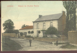 Cpa Aiseau  Maison Du Docteur   1921 - Aiseau-Presles