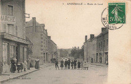 Andouillé * La Route De Laval * Commerce AU BON MARCHE * Villageois - Andere & Zonder Classificatie