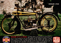 Fiche Technique D'une Wooler 2 3/4 Cv (1920), Découpée Dans Télé Poche - Motos