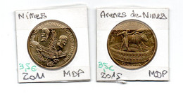 2 Médailles Touristiques De Nimes - 2011
