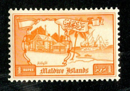 464 BCx  Maldives 1960 Scott.66 Mnh** ( All Offers 20% Off! ) - Maldivas (...-1965)