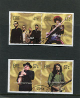 IRELAND/EIRE - 2002  ROCK STARS  SET  FINE USED - Used Stamps