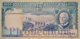 ANGOLA 100 ESCUDOS 1970 PICK 98 F/VF - Angola