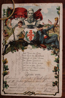 Ak CPA 1901 Nürnberg Gruss Aus Deutsches Reich Nuremberg Litho Turnerfest Gut Heil - Nürnberg