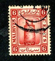 505 BCx  Maldives 1933 SG.15B Used ( All Offers 20% Off! ) - Maldives (...-1965)