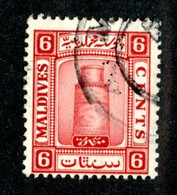 506 BCx  Maldives 1933 SG.15B Used ( All Offers 20% Off! ) - Maldive (...-1965)