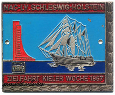 NAC LV SCHLESWIG HOLSTEIN RADUNO 1967 GRANDE PLACCA CLUB AUTO GERMANIA - Professionnels/De Société