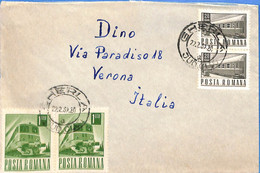 Lettre : Romania To Italy Singer DINO L00069 - Brieven En Documenten