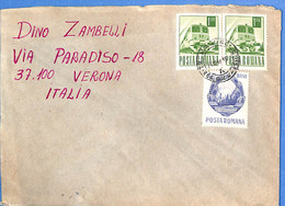 Lettre : Romania To Italy Singer DINO L00079 - Lettres & Documents