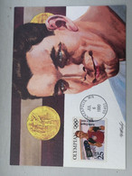 ETATS UNIS CARTE MAXIMUM NUM.YVERT 1907 SPORT JEUX OLYMPIQUES VAINQUEURS  BOXE BOBSLEIGH - Cartoline Maximum