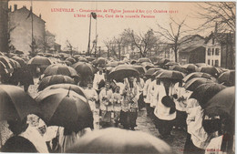 LUNEVILLE - Consécration De L'Eglise Jeanne D'Arc 17 Octobre 1912, L'Abbé Gérardin Nelle Paroisse - Inauguraciones