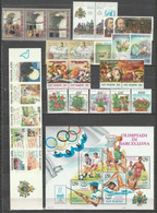 SAN MARINO 1992 ANNATA COMPLETA+ BF+ LIBRETTO ** MNH - Années Complètes