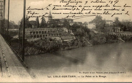 Lisle Sur Tarn Le Palais Et Le Rivage - Lisle Sur Tarn