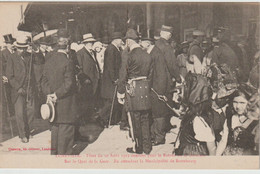 LUNEVILLE - Fêtes Du 10 Août 1919 Données Pour Le Retour De La Garnison. Sur Le Quai De La Gare. - Recepties