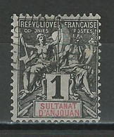 Anjouan Yv. 1, Mi 1 O - Used Stamps