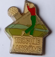 XX233 Pin's GOLF Trophée Lancôme Version époxy Achat Immédiat - Golf