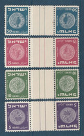 Israël - YT N° 22 à 25 ** - Neuf Sans Charnière - 1949 - Ongebruikt (met Tabs)