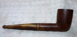 VINTAGE ANCIEN PIPE RACINE DE BRUYÈRE GARANTI BMF RENOVA AUTOMATIQUE - Pipas En Madera De Brezo ( Bruyere)