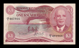 Malawi 1 Kwacha 1979 Pick 14c Mbc Vf - Malawi