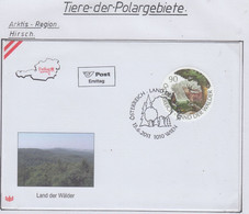 Austria 2011 Deer 1v FDC (AN172B) - Arctic Wildlife