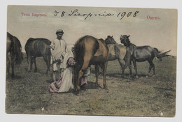 Omsk People Types. Kyrgyz. Circulé  Voyagé En 1908y.   G11 - Kirgizië