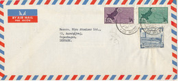 Pakistan Air Mail Sent To Denmark Topic Stamps - Pakistan