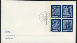 Canada 1974 FDC Keep Fit Summer Sp[orts - Covers & Documents