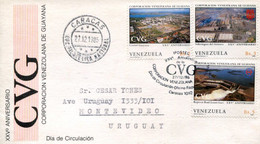 75288 Venezuela , FDC 1985 Represa, Talsperre, Damm Dam, Barrage, Corporacion Venezolana - Acqua