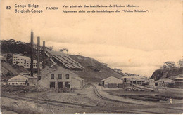 Congo Belge - Panda - Vue Générale Des Installations De L'union Minière - Entier Postal - Carte Postale Ancienne - Congo Belga